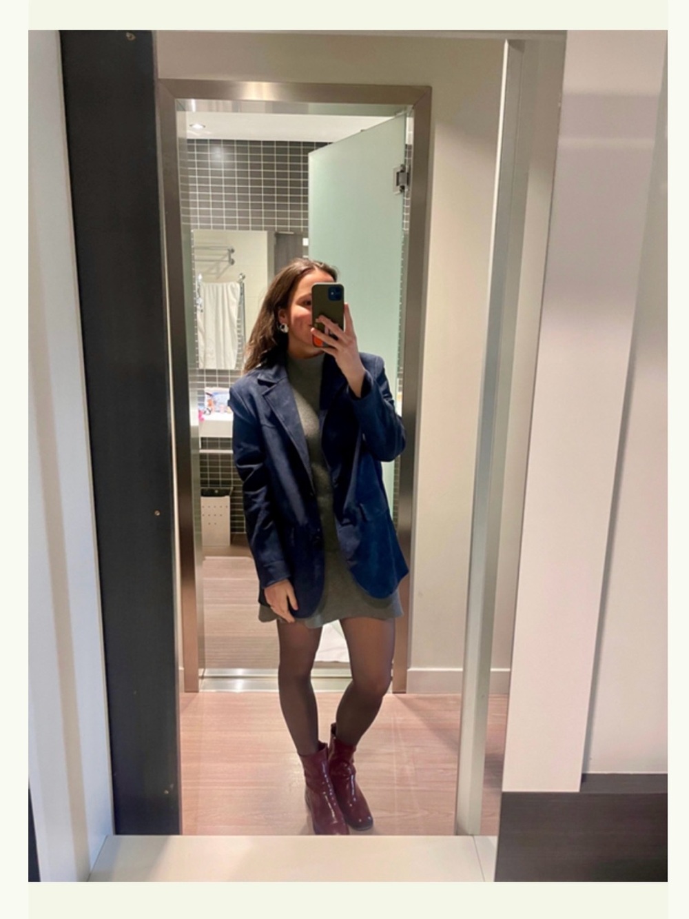 Hansen & Gretel Lennox Vegan Suede Blazer